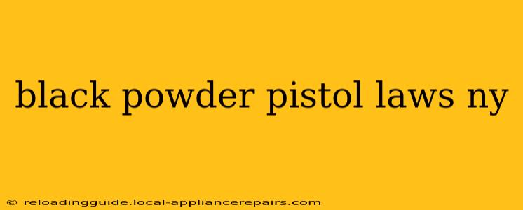 black powder pistol laws ny