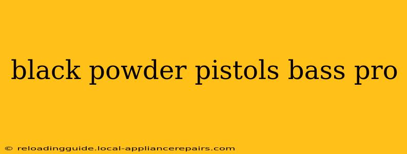 black powder pistols bass pro