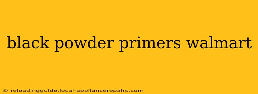 black powder primers walmart