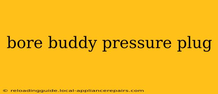 bore buddy pressure plug