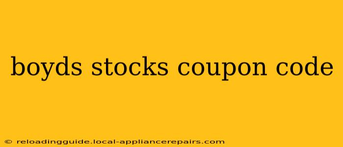 boyds stocks coupon code