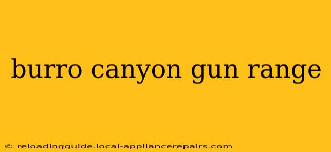 burro canyon gun range