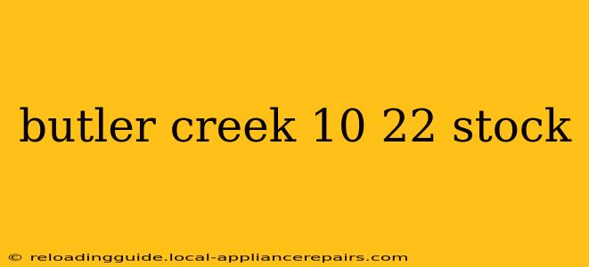 butler creek 10 22 stock