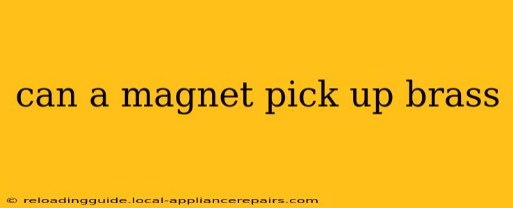 can a magnet pick up brass