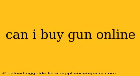 can i buy gun online