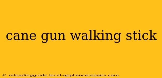 cane gun walking stick