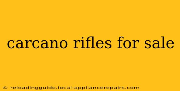 carcano rifles for sale