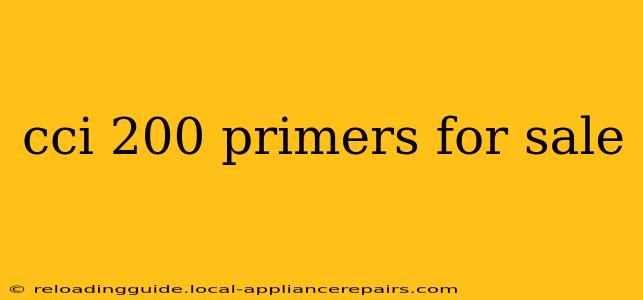 cci 200 primers for sale