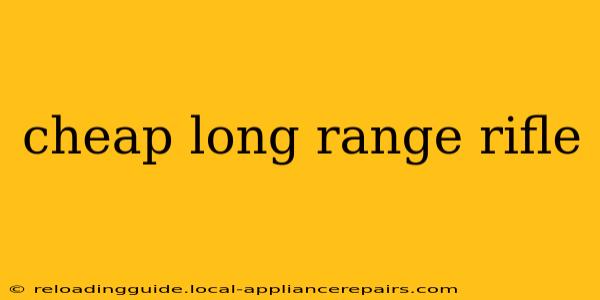 cheap long range rifle