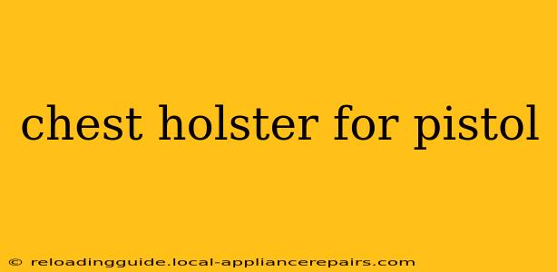 chest holster for pistol