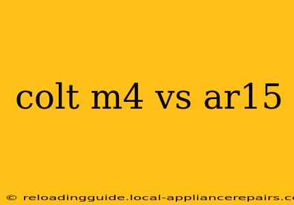 colt m4 vs ar15