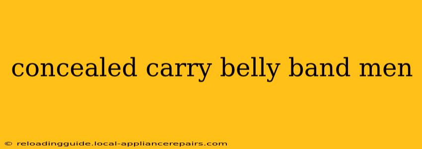 concealed carry belly band men