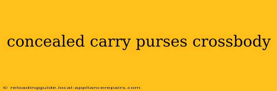 concealed carry purses crossbody