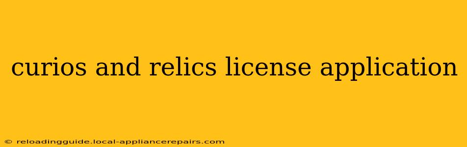 curios and relics license application