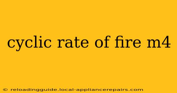 cyclic rate of fire m4