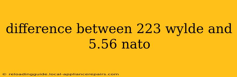 difference between 223 wylde and 5.56 nato