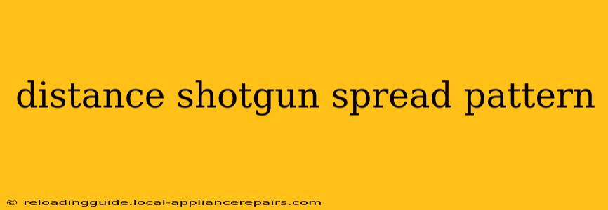 distance shotgun spread pattern