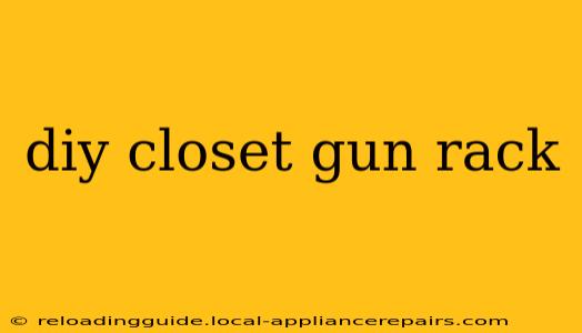 diy closet gun rack