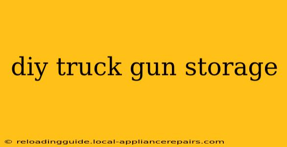 diy truck gun storage