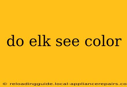 do elk see color