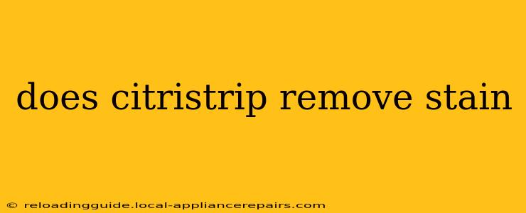 does citristrip remove stain