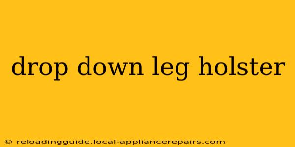 drop down leg holster