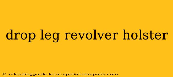 drop leg revolver holster