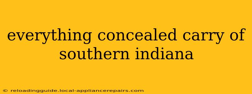 everything concealed carry of southern indiana