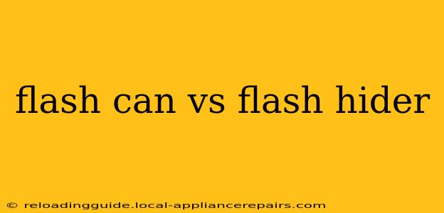 flash can vs flash hider