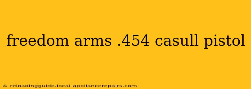 freedom arms .454 casull pistol