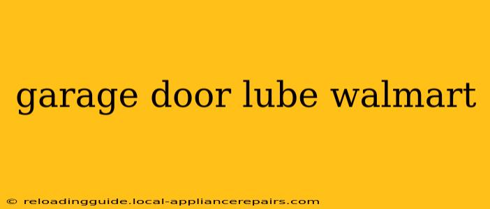 garage door lube walmart