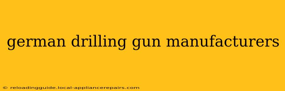 german drilling gun manufacturers