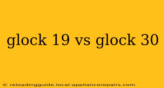 glock 19 vs glock 30