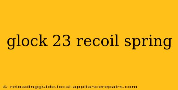 glock 23 recoil spring