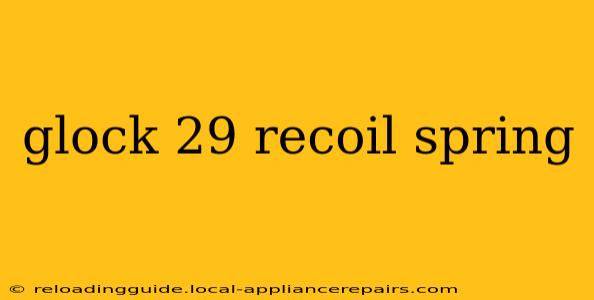 glock 29 recoil spring