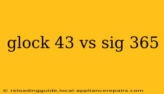 glock 43 vs sig 365