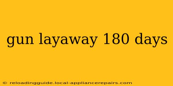 gun layaway 180 days