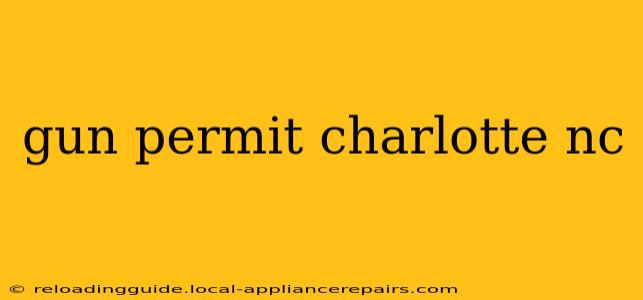 gun permit charlotte nc