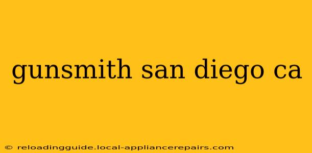 gunsmith san diego ca