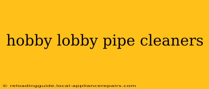 hobby lobby pipe cleaners