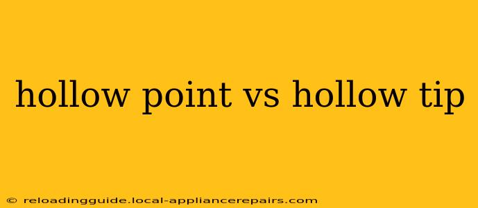 hollow point vs hollow tip