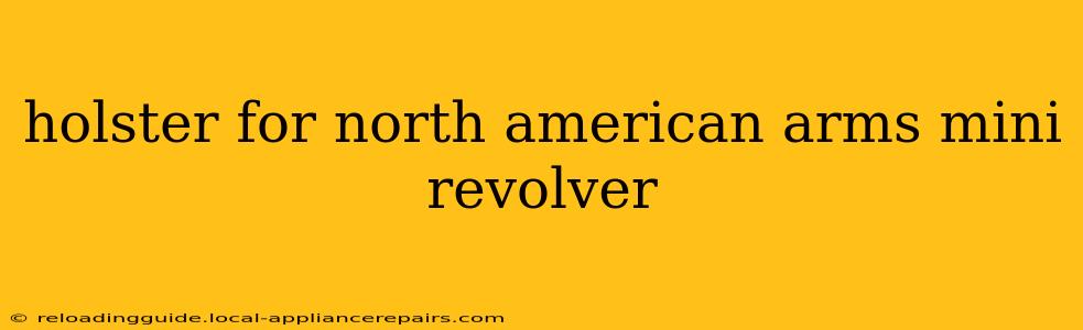 holster for north american arms mini revolver