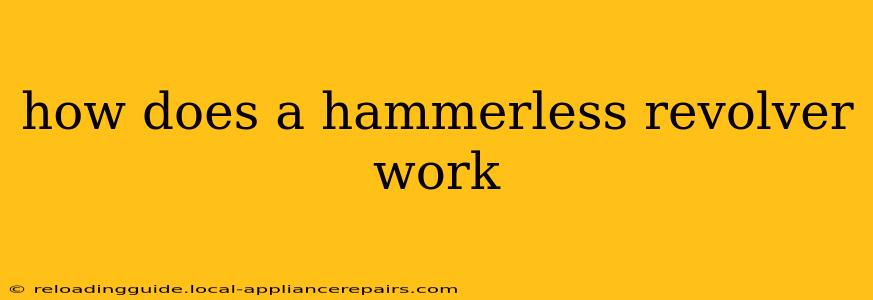 how does a hammerless revolver work