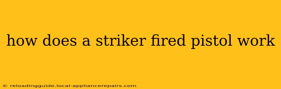 how does a striker fired pistol work