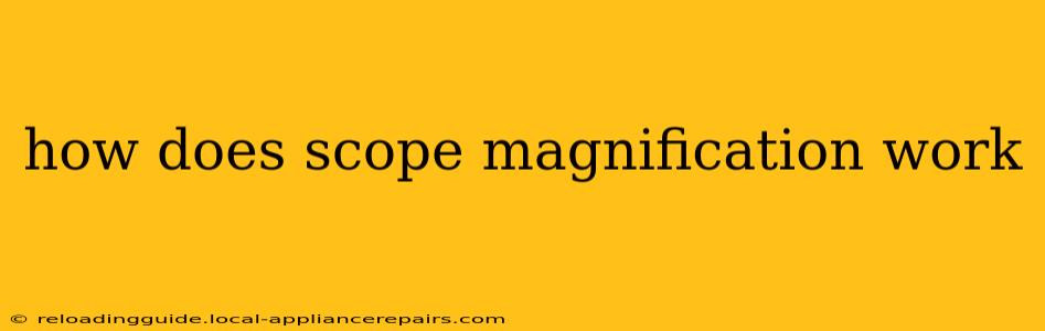 how does scope magnification work