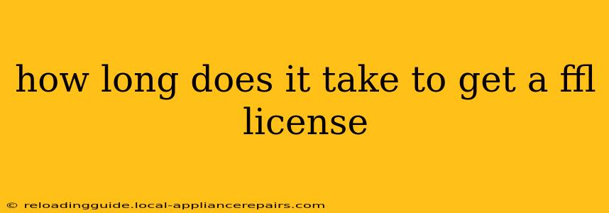 how long does it take to get a ffl license