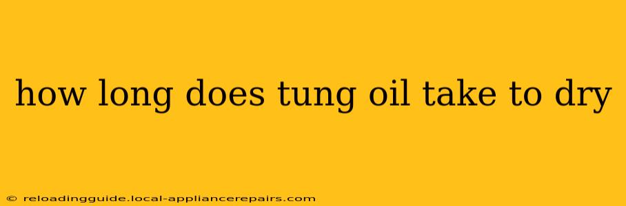 how long does tung oil take to dry