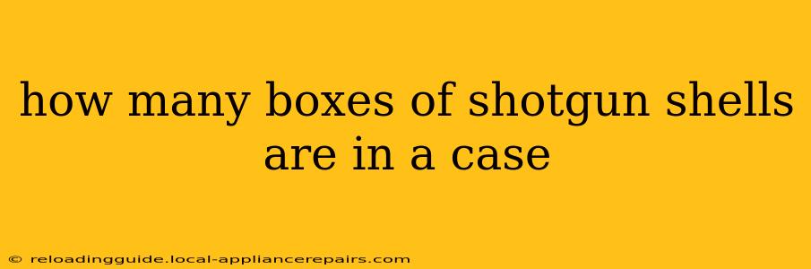 how many boxes of shotgun shells are in a case