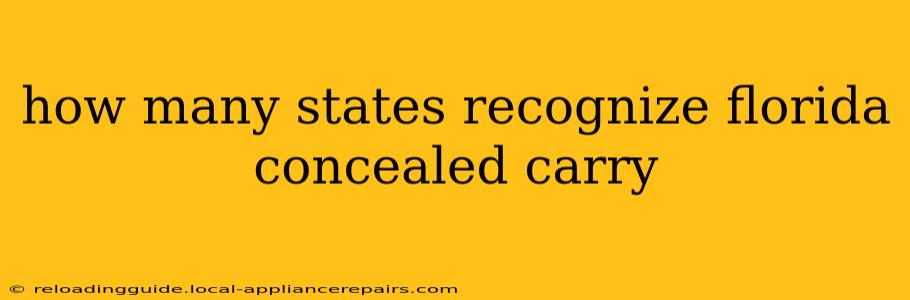 how many states recognize florida concealed carry