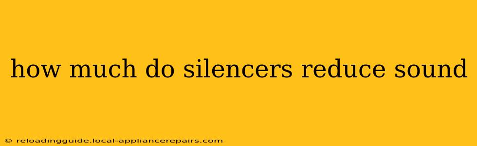 how much do silencers reduce sound